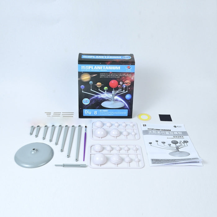DIY decoración de escritorio modelo sistema solar planetario