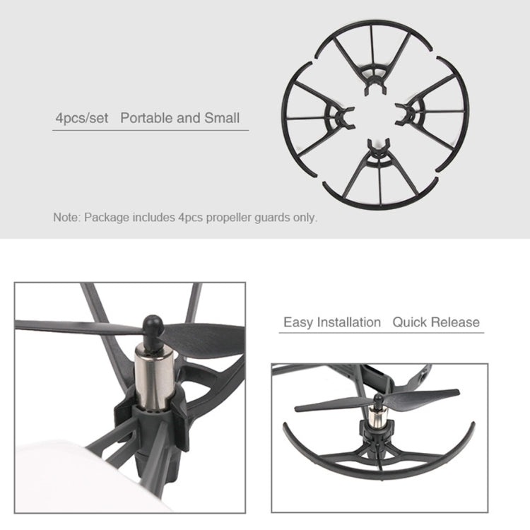 Cubiertas protectoras de hélice de 4 piezas para dron DJI TELLO, For DJI TELLO Propeller Protective Covers