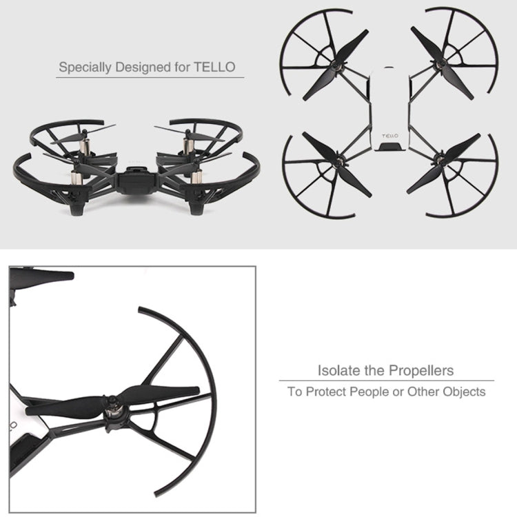 Cubiertas protectoras de hélice de 4 piezas para dron DJI TELLO, For DJI TELLO Propeller Protective Covers