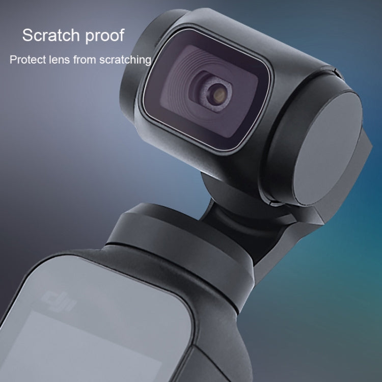Protector de lente de 6 piezas + película de vidrio templado de pantalla para DJI OSMO Pocket Gimbal, 6PCS Lens Protector