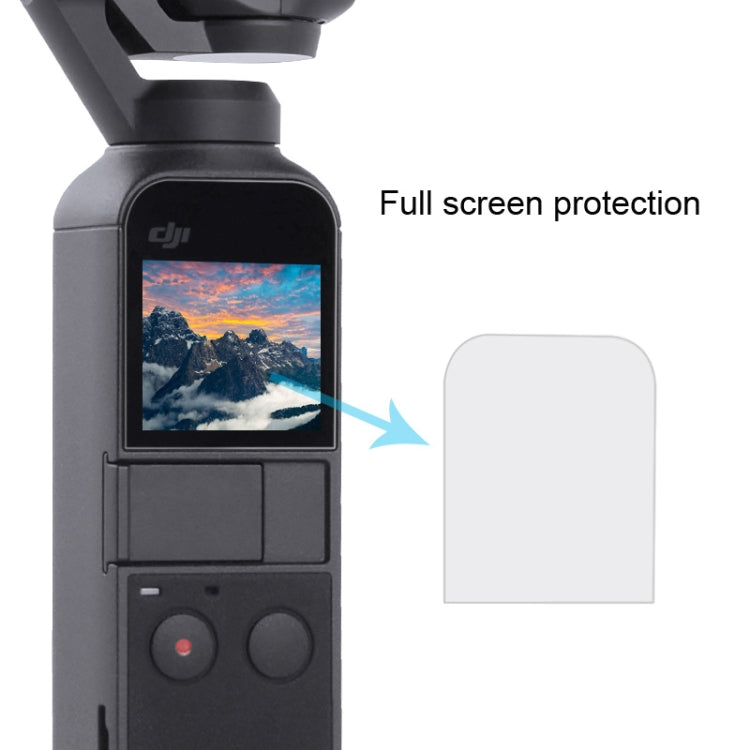Protector de lente HD de 6 piezas + película de pantalla para DJI OSMO Pocket Gimbal, HD Lens Protector