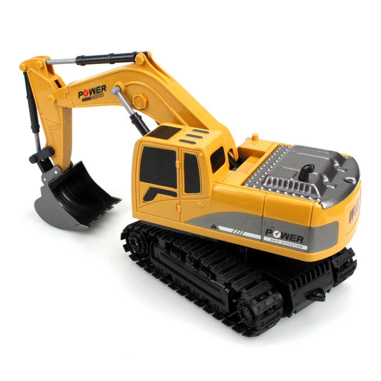 258-1 6 canales 2.4G 1/24RC Excavadora de metal de ingeniería con control remoto que carga el coche RC, Metal