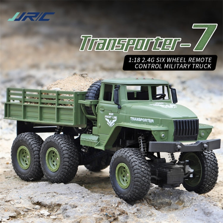 JJR/C 1:18 2,4 Ghz 4 canales Control remoto Dongfeng 7 armadura de seis ruedas camión vehículo juguete, Dongfeng 7 (Green), Dongfeng 7 (Yellow)