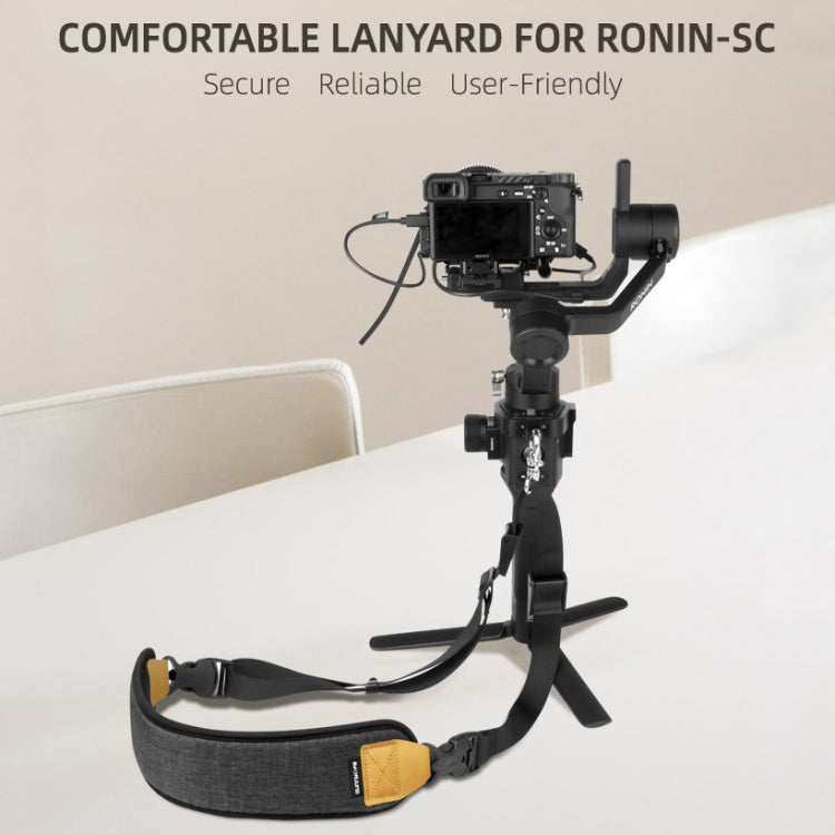 Sunnylife RO-Q9228 cardán de mano correa de hombro con cordón especial + hebilla colgante de anillo fijo para DJI RONIN-SC, For DJI RONIN-SC