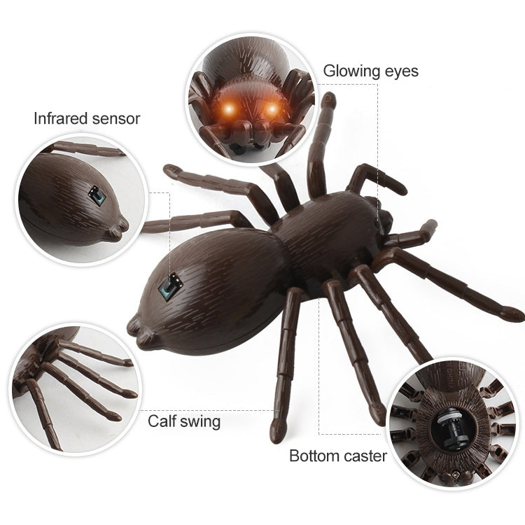 9915 Sensor infrarrojo Control remoto araña simulada niños creativos modelo de juguete eléctrico complicado, Spider