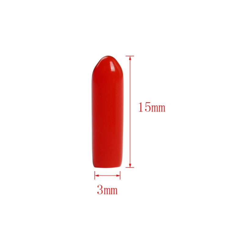 100 Uds iFlight M3x15mm tapa de protección de antena transmisora funda de goma de PVC para modelos FPV RC multicóptero accesorios de repuesto