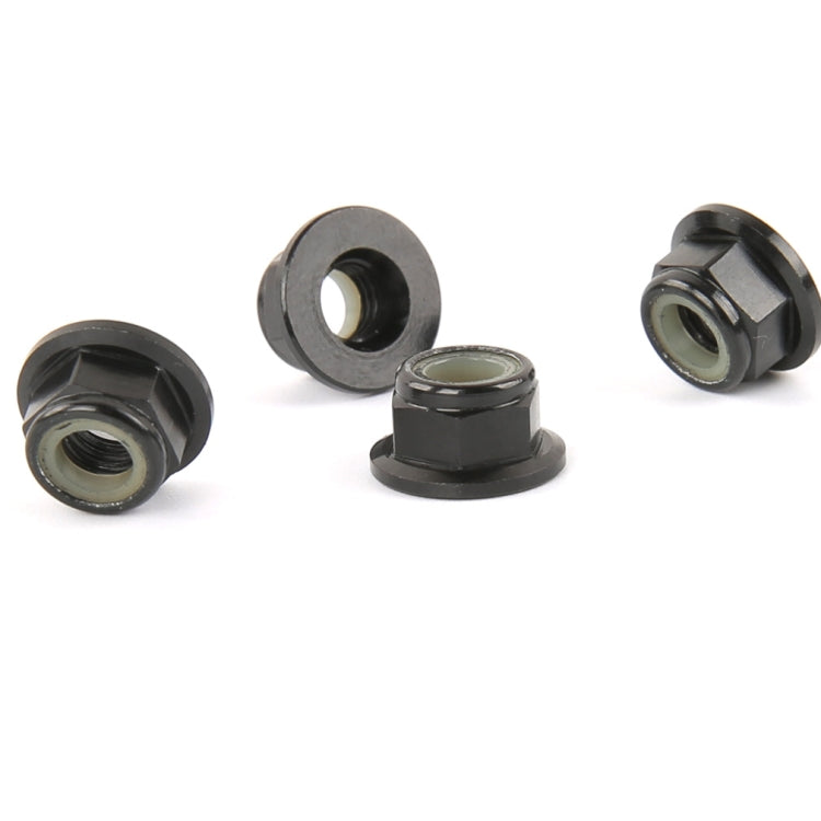 100 Uds iFlight M5 CW 6061 Tuercas de tornillo de Motor de aluminio tuerca con reborde de bloqueo automático de inserción de nailon para Motor de Dron de carreras con visión en primera persona, M5 CW 6061(Black), M5 CW 6061(Red)