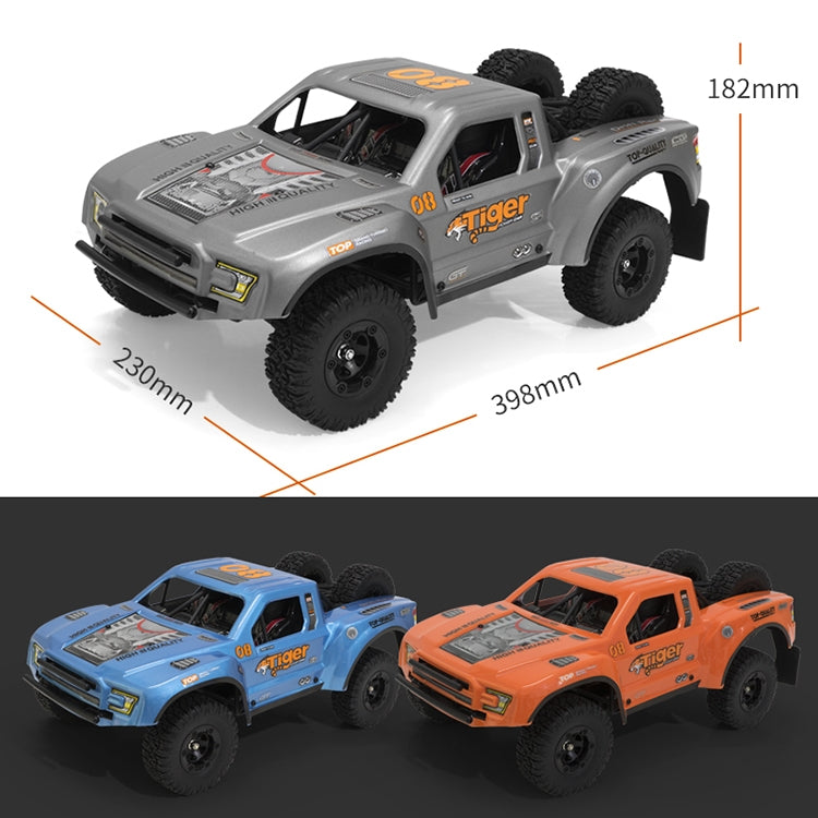 FY-08 Versión sin escobillas 2.4G Vehículo todoterreno con control remoto 1:12 Camión corto con tracción en las cuatro ruedas Coche con control remoto de alta velocidad, enchufe de la UE