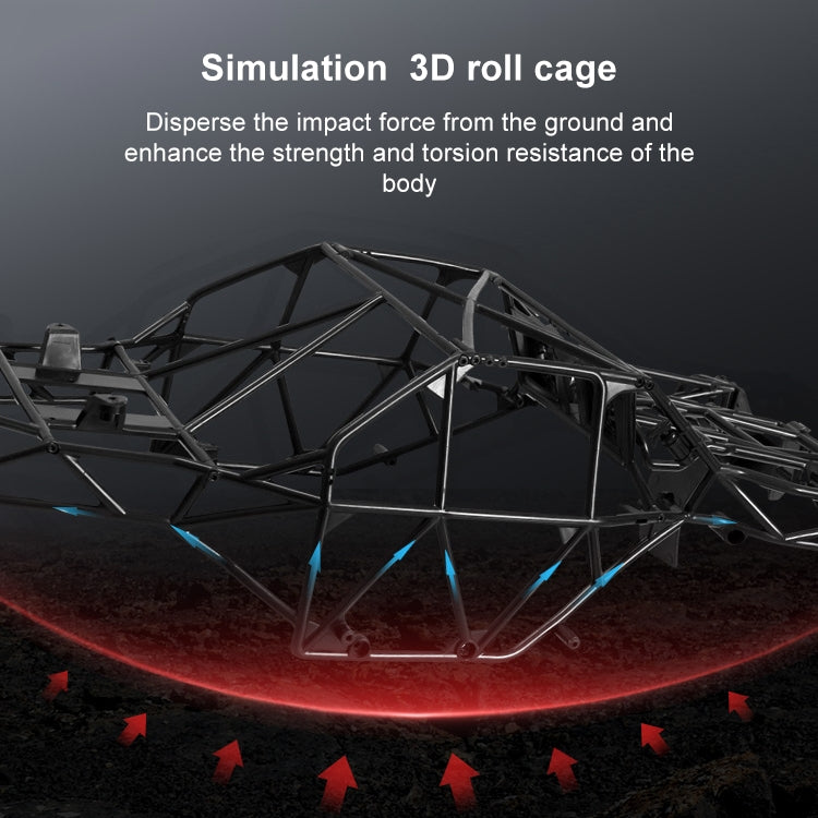 FY-08 Versión sin escobillas 2.4G Vehículo todoterreno con control remoto 1:12 Camión corto con tracción en las cuatro ruedas Coche con control remoto de alta velocidad, enchufe de la UE