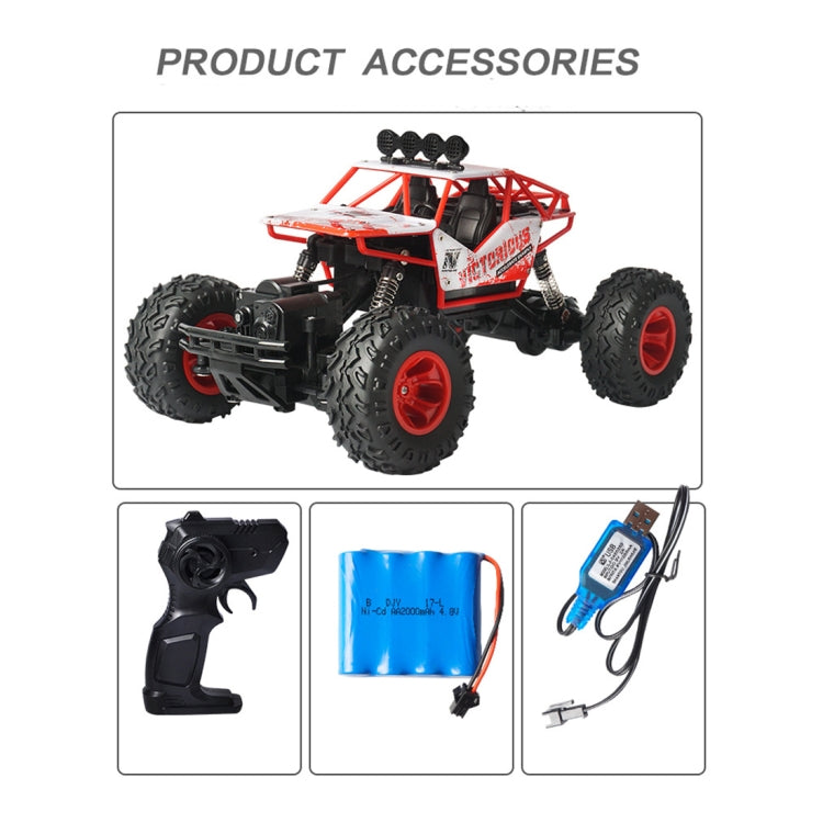 6255 2.4GHz 1:16 Control remoto inalámbrico Drift Off-road Tracción en las cuatro ruedas Coche de juguete para niños, 6255 2.4GHz 1:16(Blue), 6255 2.4GHz 1:16(Red)