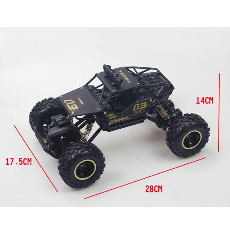 HD6026 1:16 Coche de escalada de aleación grande Montaña Bigfoot Cross-Country Coche de juguete con control remoto con tracción en las cuatro ruedas, Tamaño: 28 cm, HD6026 1:16(Black), HD6026 1:16(Blue), HD6026 1:16(Red), HD6026 1:16(Silver)