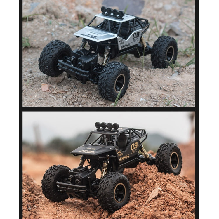 HD6026 1:16 Coche de escalada de aleación grande Montaña Bigfoot Cross-Country Coche de juguete con control remoto con tracción en las cuatro ruedas, Tamaño: 28 cm, HD6026 1:16(Black), HD6026 1:16(Blue), HD6026 1:16(Red), HD6026 1:16(Silver)