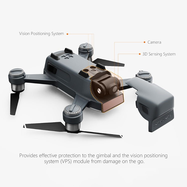 PGYTECH Gimbal Cámara Lente Parasol Cubierta Protectora para DJI Spark