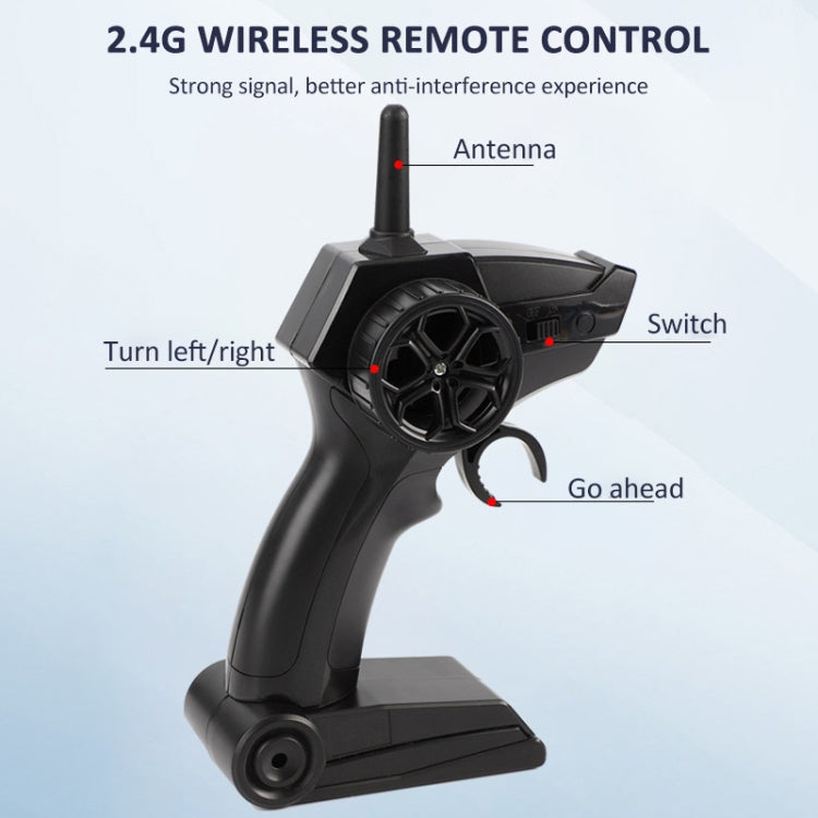 Juguete teledirigido del barco de Rc de los niños 2.4G, YDJ-B801(Black), YDJ-B801(Blue)