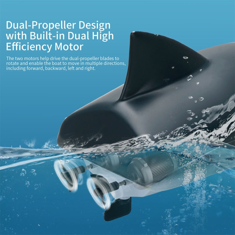 Barcos de control remoto YDJ-818 2.4G RC Shark Boat, YDJ-818