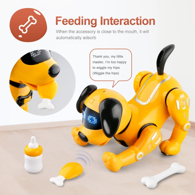 YDJ-K11 Control remoto programable Robot Dog RC Toy, YDJ-K11(White), YDJ-K11(Yellow)