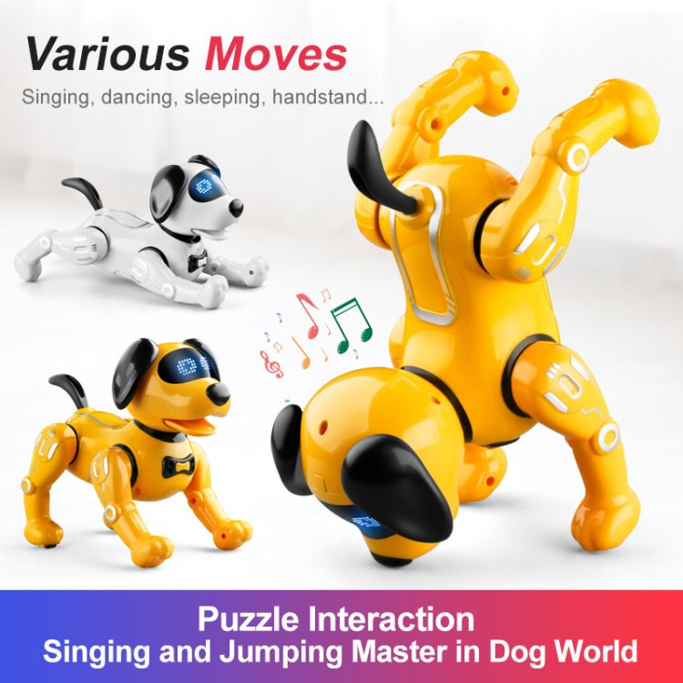 YDJ-K11 Control remoto programable Robot Dog RC Toy, YDJ-K11(White), YDJ-K11(Yellow)