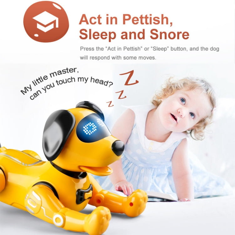 YDJ-K11 Control remoto programable Robot Dog RC Toy, YDJ-K11(White), YDJ-K11(Yellow)