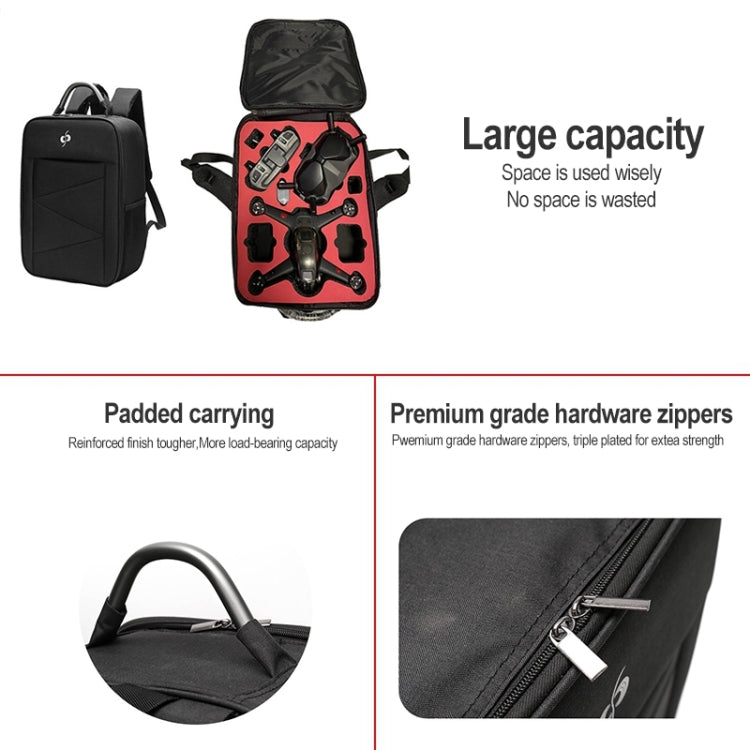 Para DJI FPV Combo mochila caja de almacenamiento a prueba de golpes resistente al desgaste a prueba de salpicaduras bolsa de tela de nailon bolso de mano, Splash-proof Bag