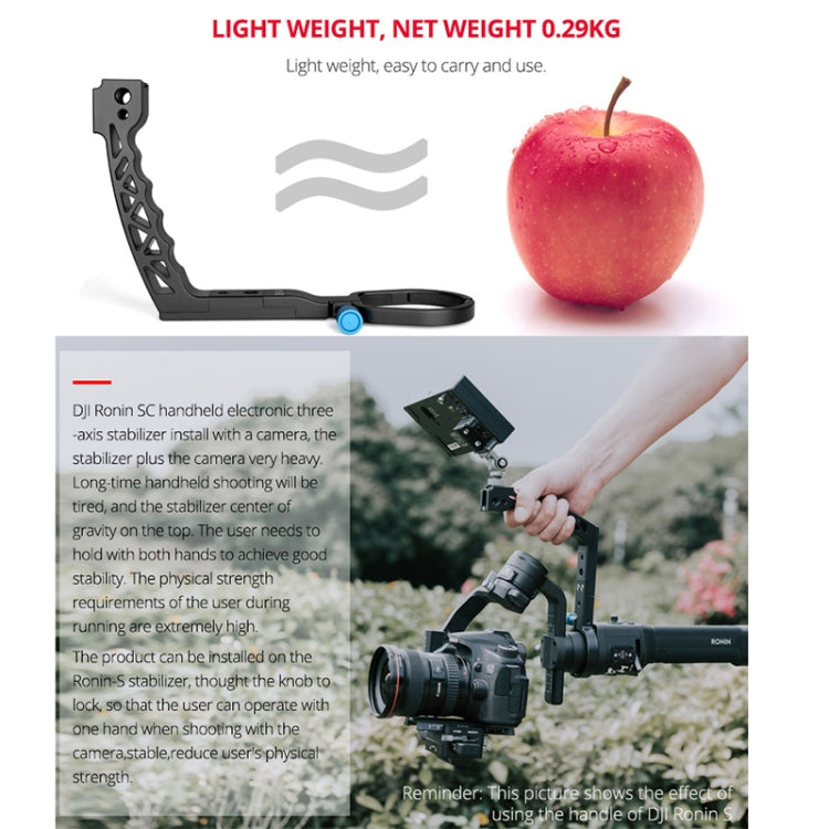 YELANGU A69 Mango de elevación Pot Soporte de extensión estabilizador de mano para DJI Ronin SC, A69 for DJI Ronin SC