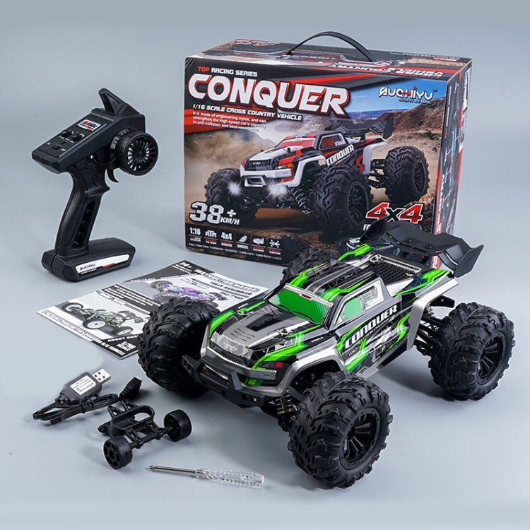 SCY-16102 2.4G 1:16 Eléctrico 4WD RC Monster Pickup Truck Coche de juguete, SCY-16102 / Green, SCY-16102 / Red