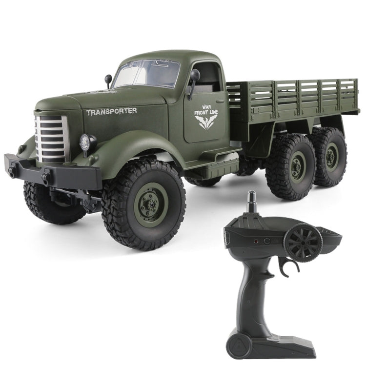 JJR/C Q60 Transporter-1 cuerpo completo 1:16 Mini 2,4 GHz RC 6WD rastreado todoterreno militar camión coche de juguete, Q60