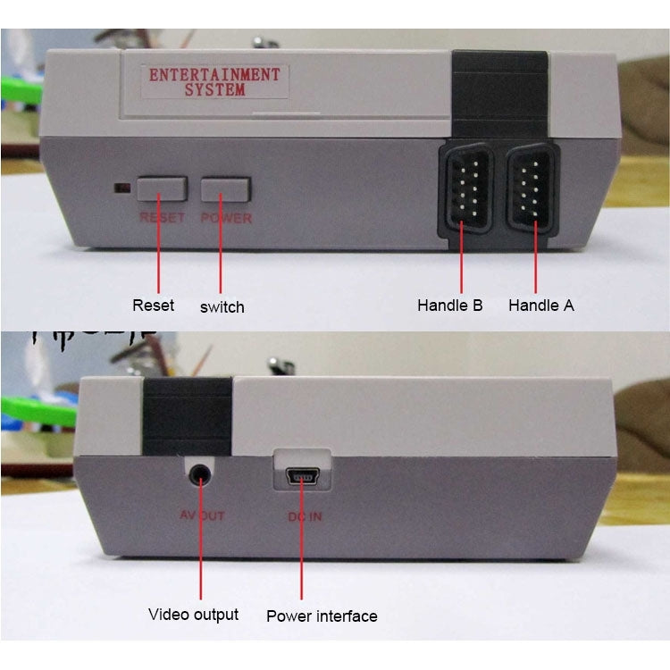 Mini consola de juegos clásica retro de TV, 620 juegos incorporados, 620 Games(EU Plug), 620 Games(US Plug)