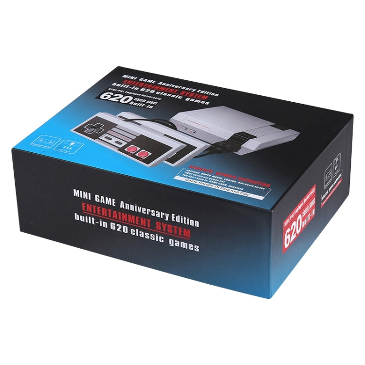 Mini consola de juegos clásica retro de TV, 620 juegos incorporados, 620 Games(EU Plug), 620 Games(US Plug)
