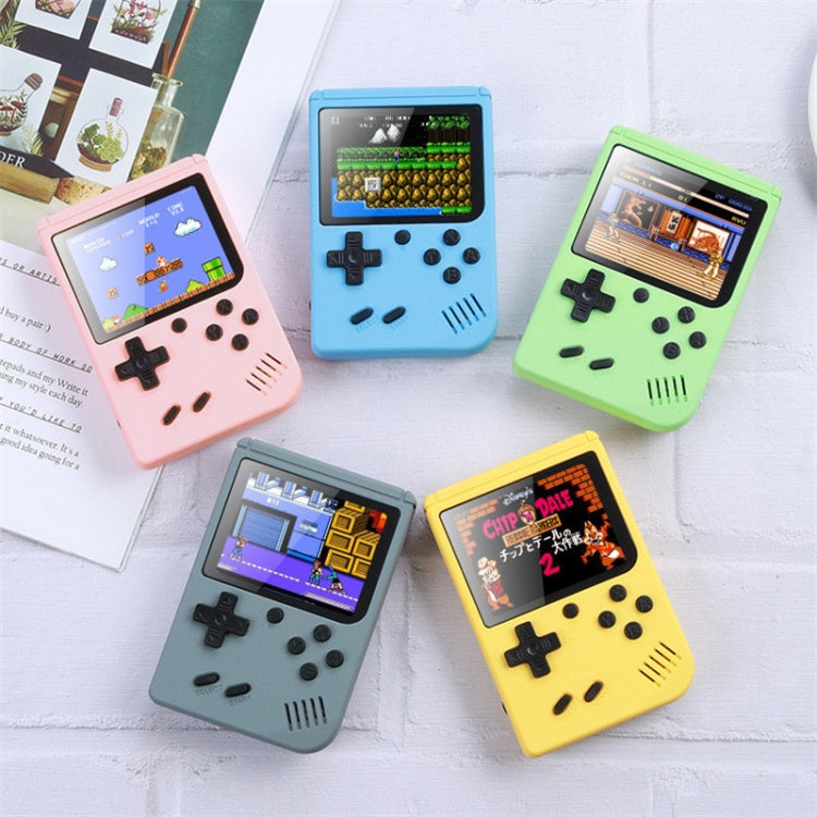 MK500 Consola de juegos portátil clásica retro Macaron Mini de 3,0 pulgadas para niños con 500 juegos integrados, compatible con salida AV, MK500 / Pink, MK500 / Green, MK500 / Grey, MK500 / Blue, MK500 / Yellow