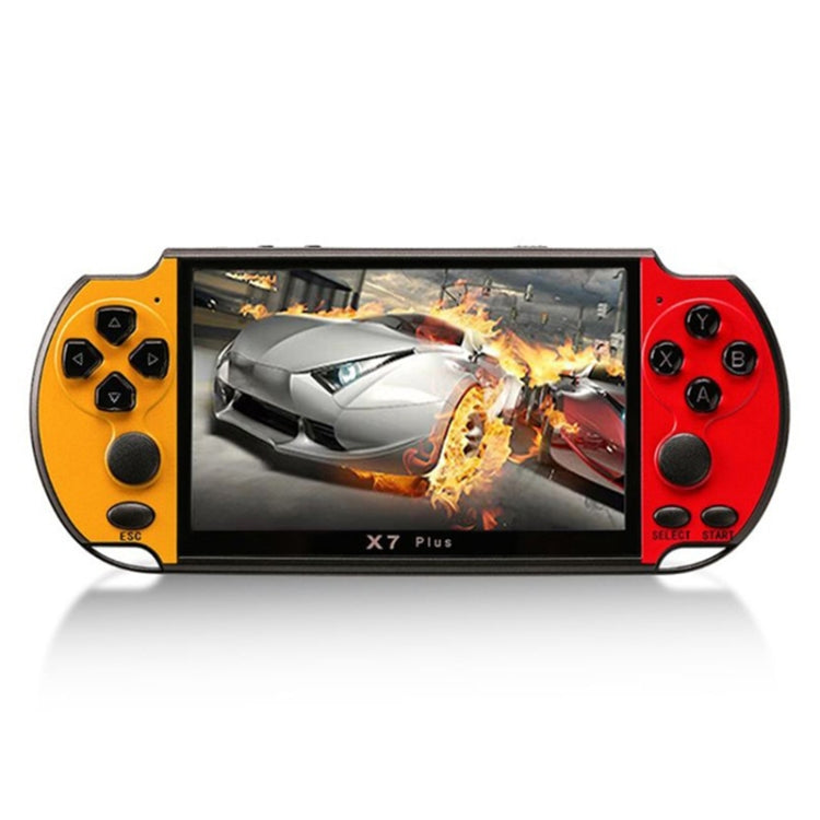 Consola de juegos portátil X7 Plus Retro Classic Games con pantalla HD de 5,1 pulgadas y memoria 8G, compatible con MP4/ebook, X7 Plus (Yellow + Red), X7 Plus (Yellow), X7 Plus (Blue + Red), X7 Plus (Blue), X7 Plus (Red)