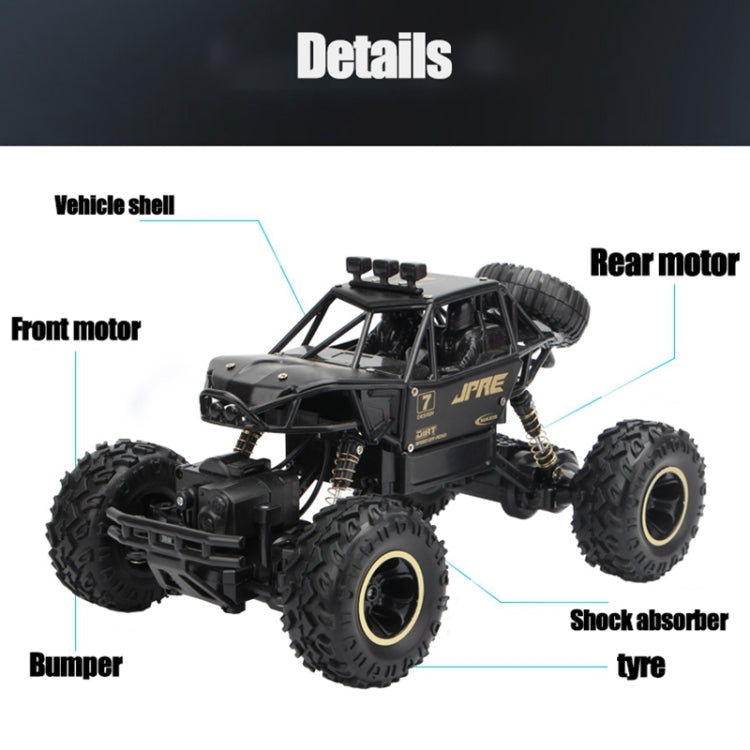 Vehículo de control remoto de coche de escalada todoterreno con motores dobles 4WD de 2,4 GHz, modelo: 6026, 6026 (Black), 6026 (Gold), 6026 (Silver)