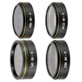 Kits de filtros de lentes 4 en 1 HD Drone Star Effect + ND2 + ND4 + CPL para DJI Phantom 4 Pro, Star Effect + ND2 + ND4 + CPL