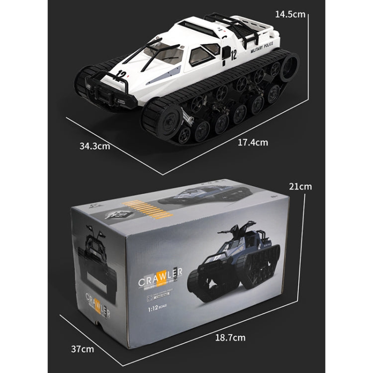 SG-1203 1:12 2.4G Simulación Control remoto EV Vehículo con orugas Tanque Vehículo todoterreno Modelo Coche de juguete