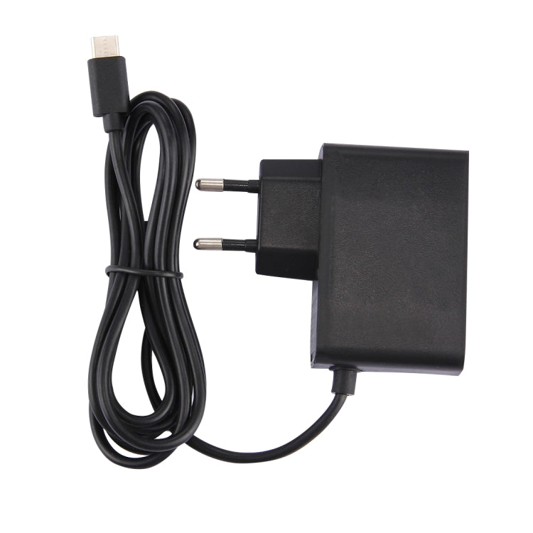 Para consola de juegos Nintendo Switch NS Adaptador de pared Cargador Adaptador de cargador Potencia de carga, CC 5 V, longitud del cable: 1,5 m, enchufe de la UE (negro), For Switch  NS EU Plug