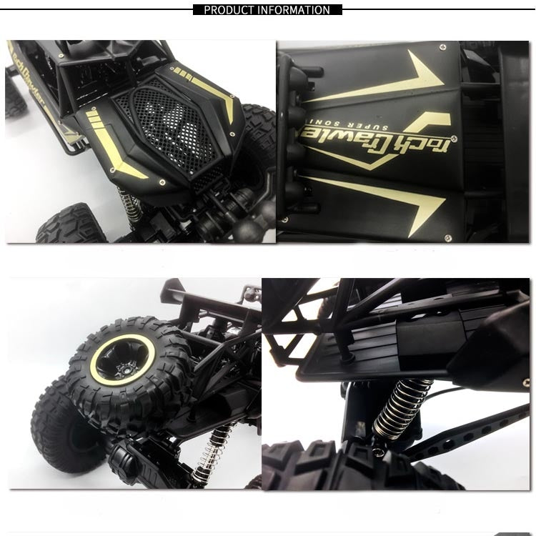 HD609 1:8 Coche de escalada de aleación de gran tamaño Vehículo de control remoto todoterreno de juguete