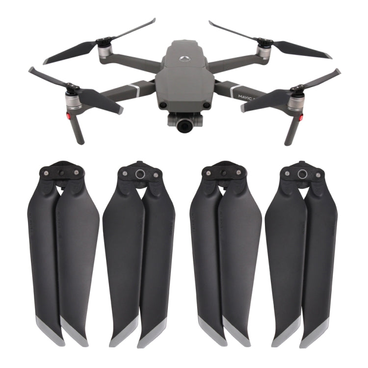 2 pares de hélices de liberación rápida de bajo ruido 8743F para DJI Mavic 2 Pro / Zoom, For DJI Mavic 2  2 Pairs Gold, For DJI Mavic 2  2 Pairs Silver