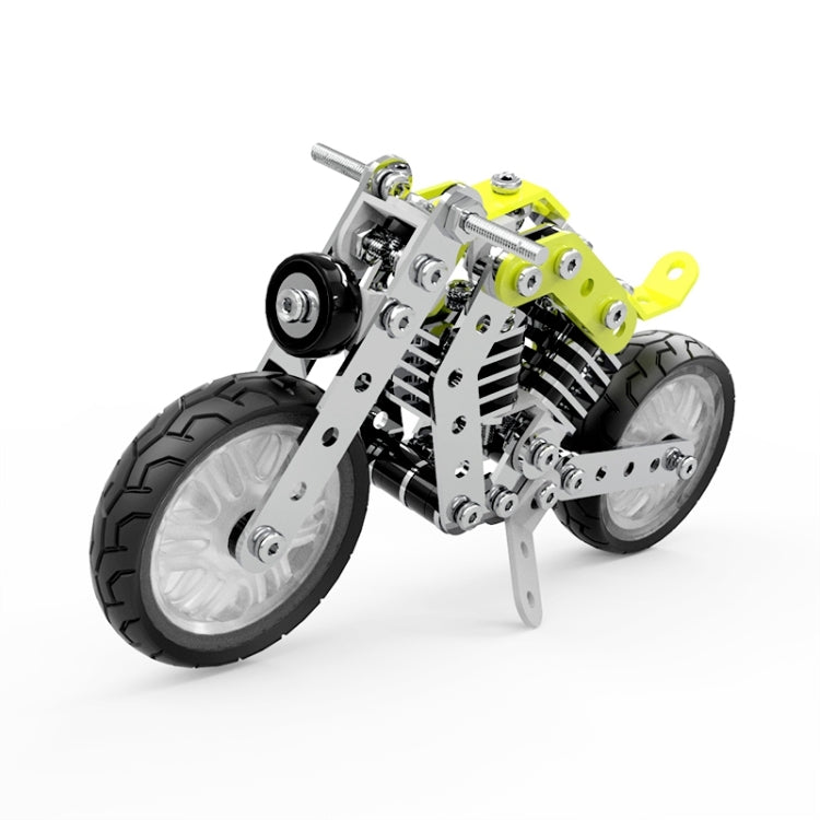 MoFun SW-002 158 PCS DIY Bloques de montaje de motocicletas Halley de acero inoxidable, SW-002 Halley Motorcycle