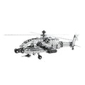MoFun SW-021 DIY Acero inoxidable AH-64 Helicóptero artillado Bloques de montaje, SW-021 AH-64 Helicopter Gunship