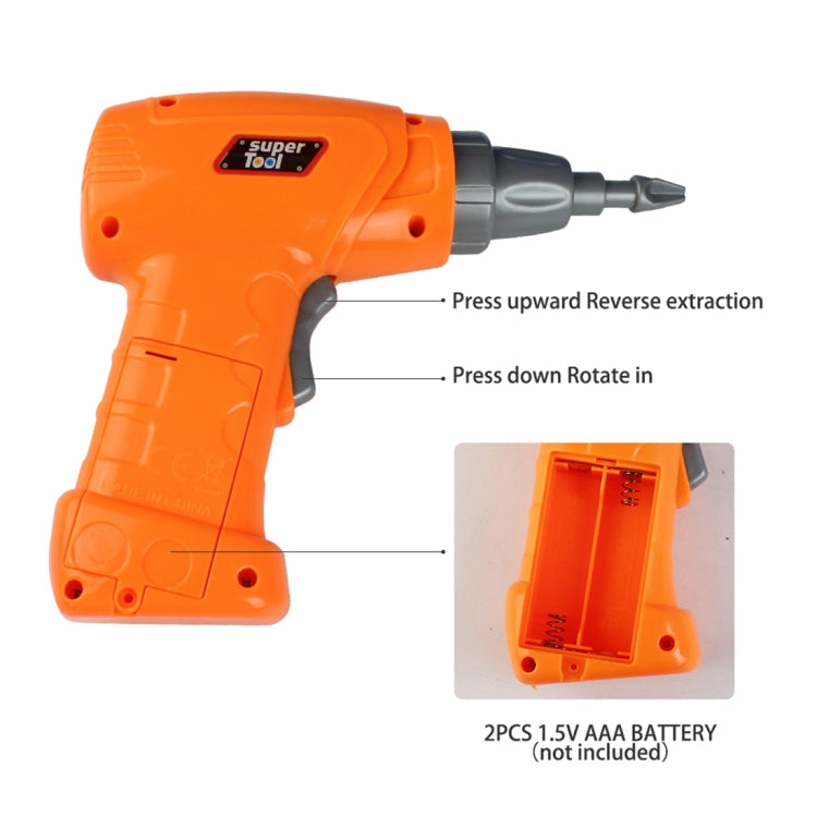 MoFun 608 240 Uds DIY tuerca de tornillo de desmontaje taladro eléctrico rompecabezas juguetes educativos con tuerca eléctrica, 608 237 PCS