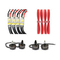 Flycolor Raptor Series Power Set, incluye 4 controladores de velocidad de 20 A + 4 motores de 2300 KV + 4 hélices 5045, 2300KV