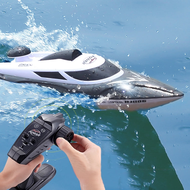 HongXunJie HJ806 Barcos de carreras de alta velocidad con refrigeración por agua de 2,4 Ghz con control remoto, función de giro automático, distancia de control de 200 m