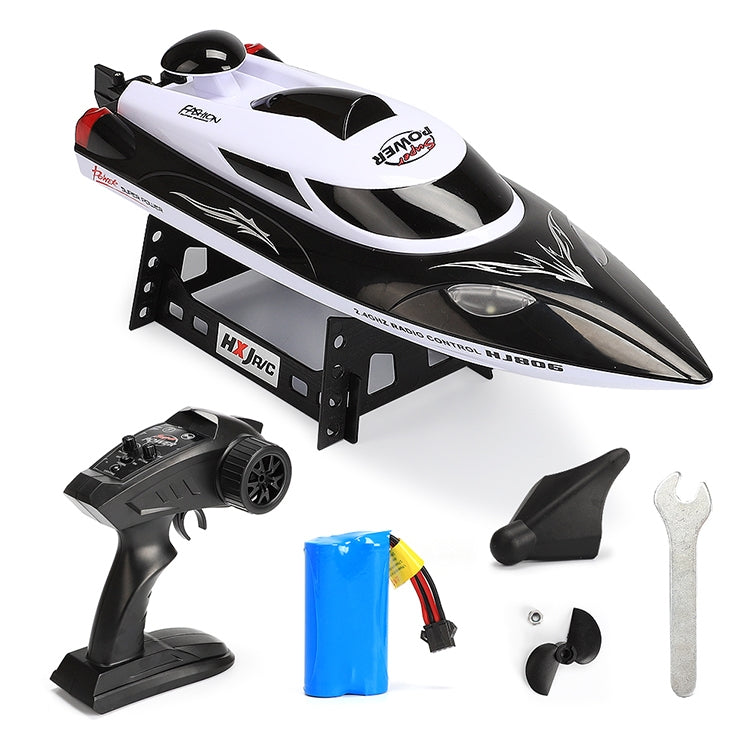 HongXunJie HJ806 Barcos de carreras de alta velocidad con refrigeración por agua de 2,4 Ghz con control remoto, función de giro automático, distancia de control de 200 m