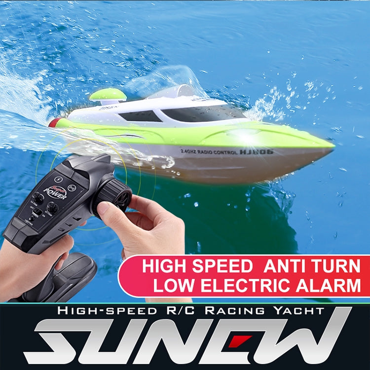 HongXunJie HJ806 Barcos de carreras de alta velocidad con refrigeración por agua de 2,4 Ghz con control remoto, función de giro automático, distancia de control de 200 m