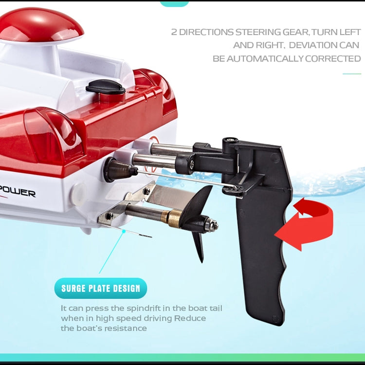 HongXunJie HJ806 Barcos de carreras de alta velocidad con refrigeración por agua de 2,4 Ghz con control remoto, función de giro automático, distancia de control de 200 m
