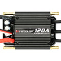 Flycolor Flymoster Series 120A 2-6S Controlador electrónico de velocidad impermeable para barco RC, 120A 2-6S