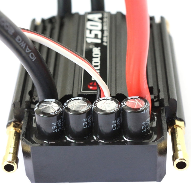 Flycolor Flymoster Series 150A 2-6S Controlador electrónico de velocidad impermeable para barco RC, 150A 2-6S