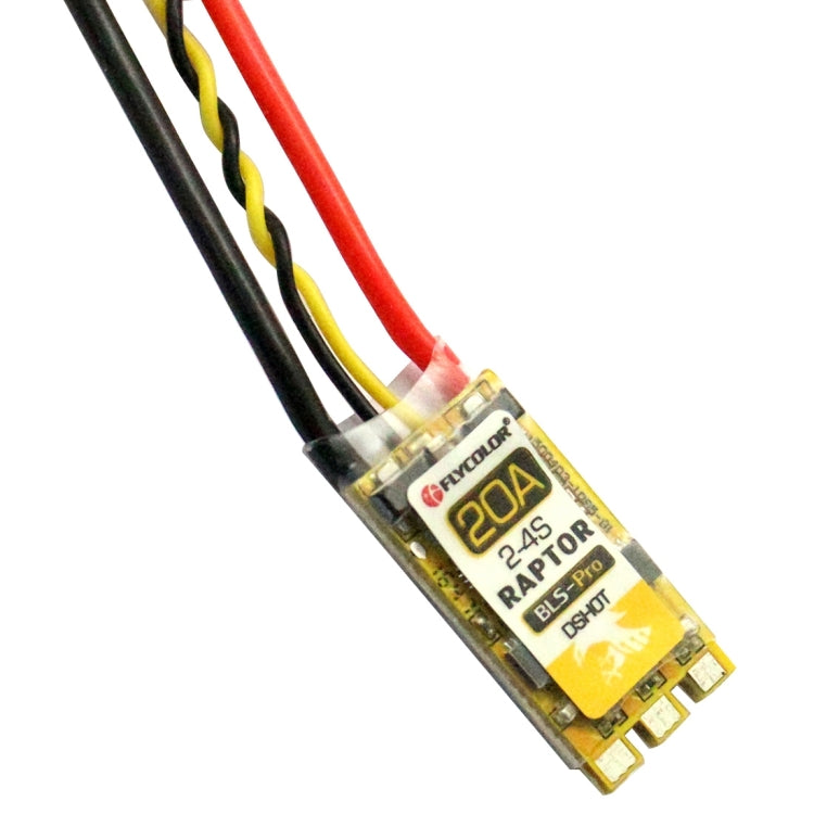 Controlador de velocidad eléctrico Flycolor Raptor BLS Pro 20A 2-4S, BLS Pro 20A