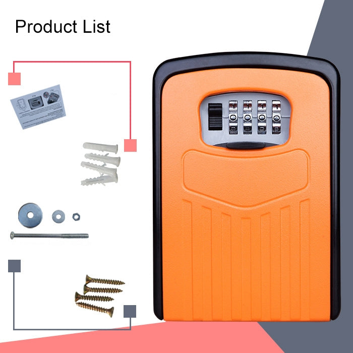 Caja de almacenamiento de metal con cerradura de contraseña grande, caja de seguridad para Villa, gabinete de pared, caja de seguridad