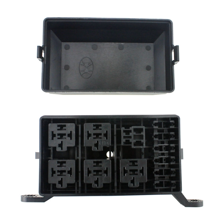 Caja de relés de automóvil de 6 vías para modificación de automóvil F2758 con bloque de terminales