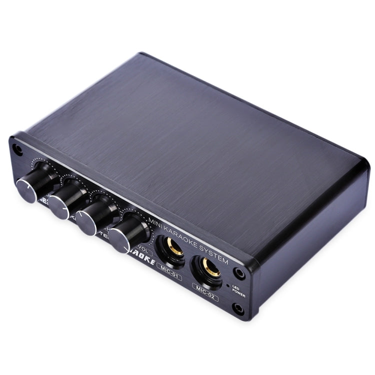 Mini máquina de Karaoke A933, amplificador mezclador de sonido para PC/TV/teléfonos móviles, compatible con entrada RCA/entrada de micrófono de 2 canales, A933